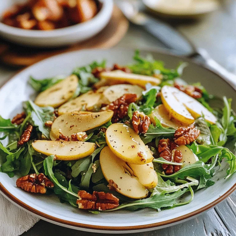 Irresistible Roasted Pear Salad: A Flavorful Delight