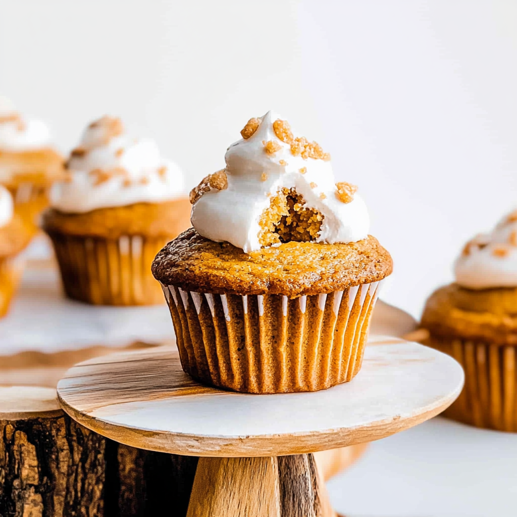 Recipe preparation for Sweet Potato Cupcakes