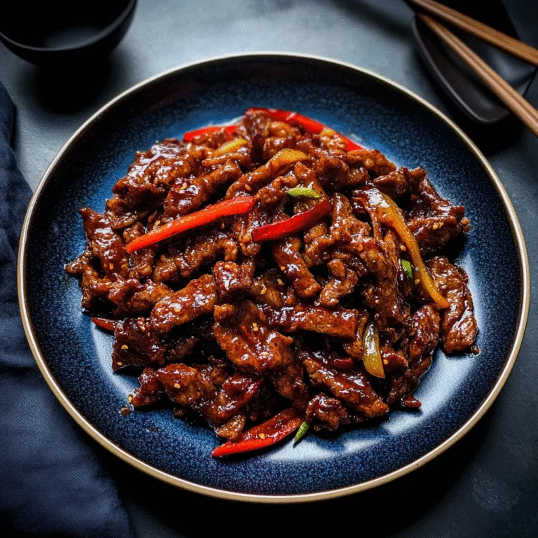 Irresistible Sweet Garlic Chili Stir-Fried Beef Recipe