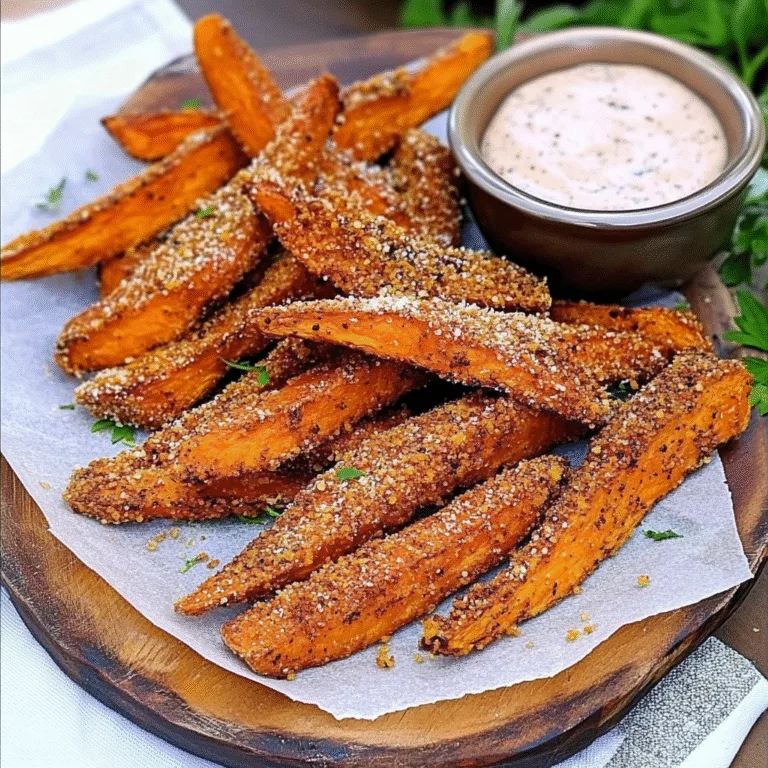 Crispy Roasted Parmesan Sweet Potato Wedges Recipe