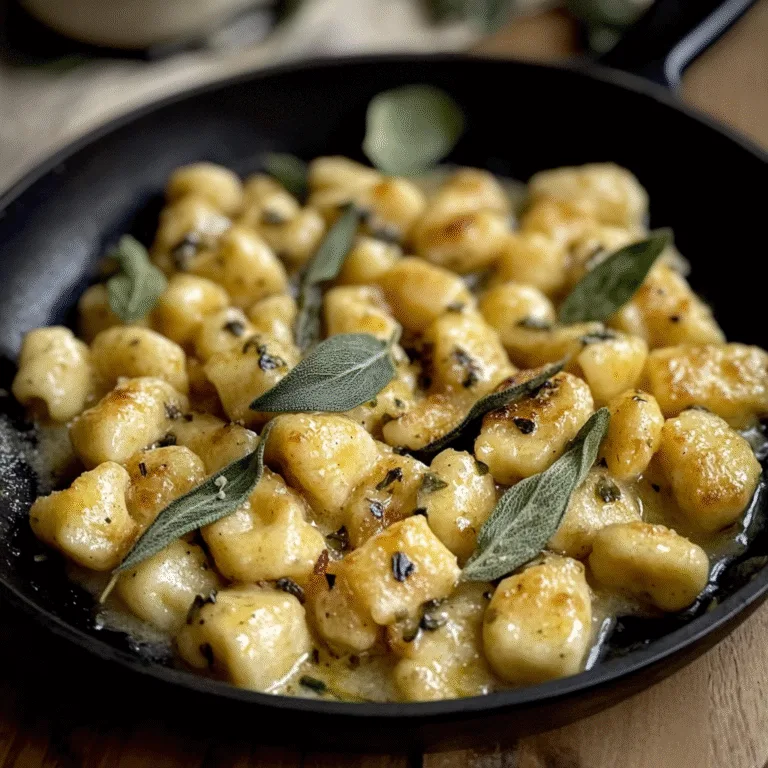 Irresistible Sage Butter Gnocchi Recipe – Comfort in 30 Mins