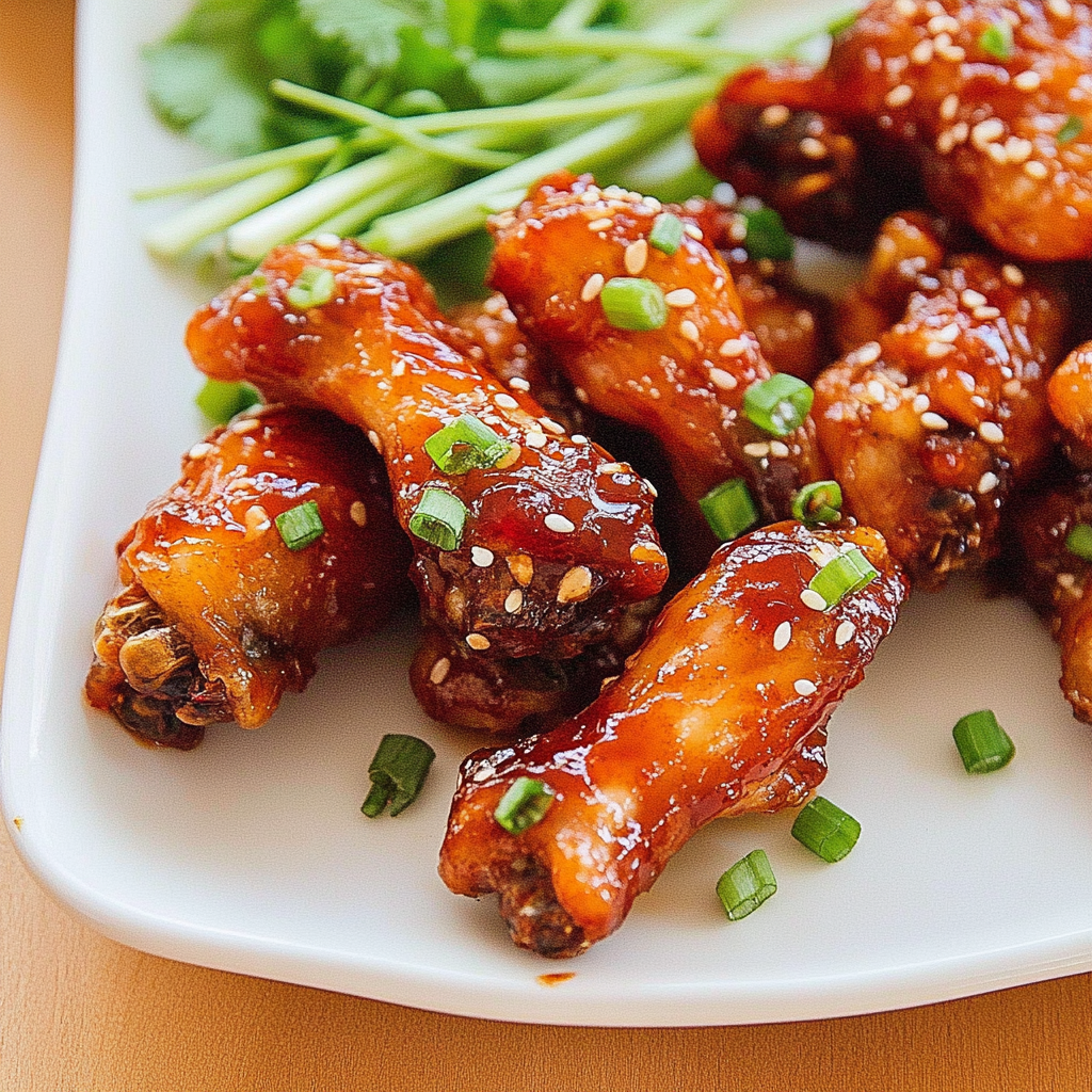 Recipe preparation for Orange Clove Chicken Wings