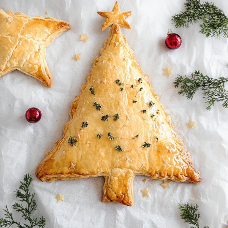 Irresistible Mini Chicken Pot Pie Christmas Trees Recipe
