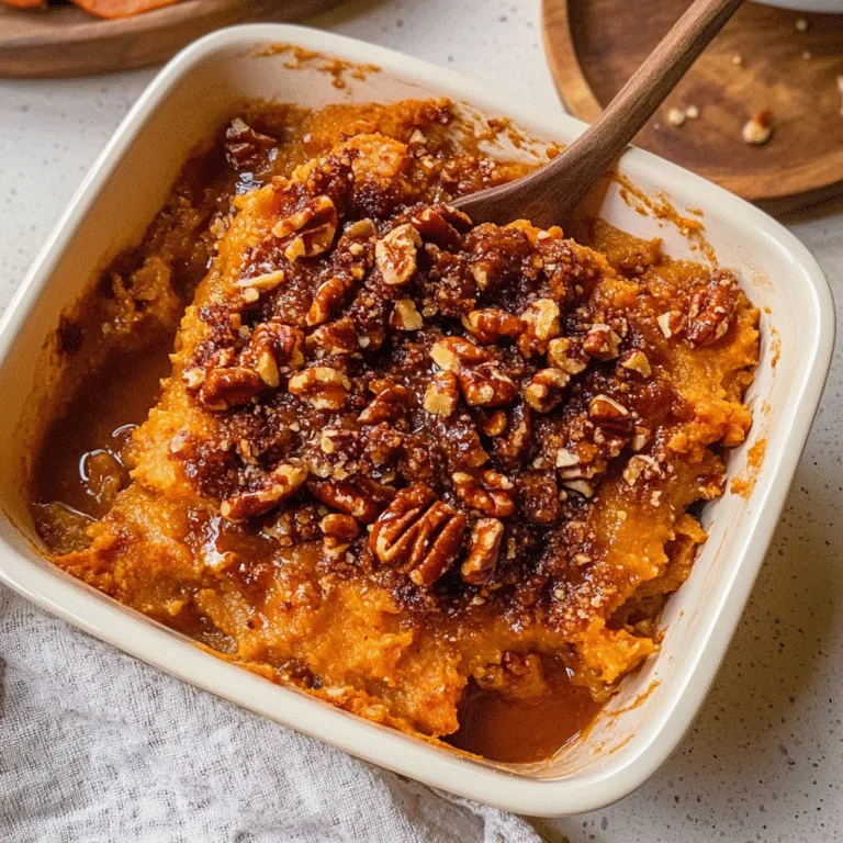 Irresistible Toasted Pecan Sweet Potato Mash Recipe