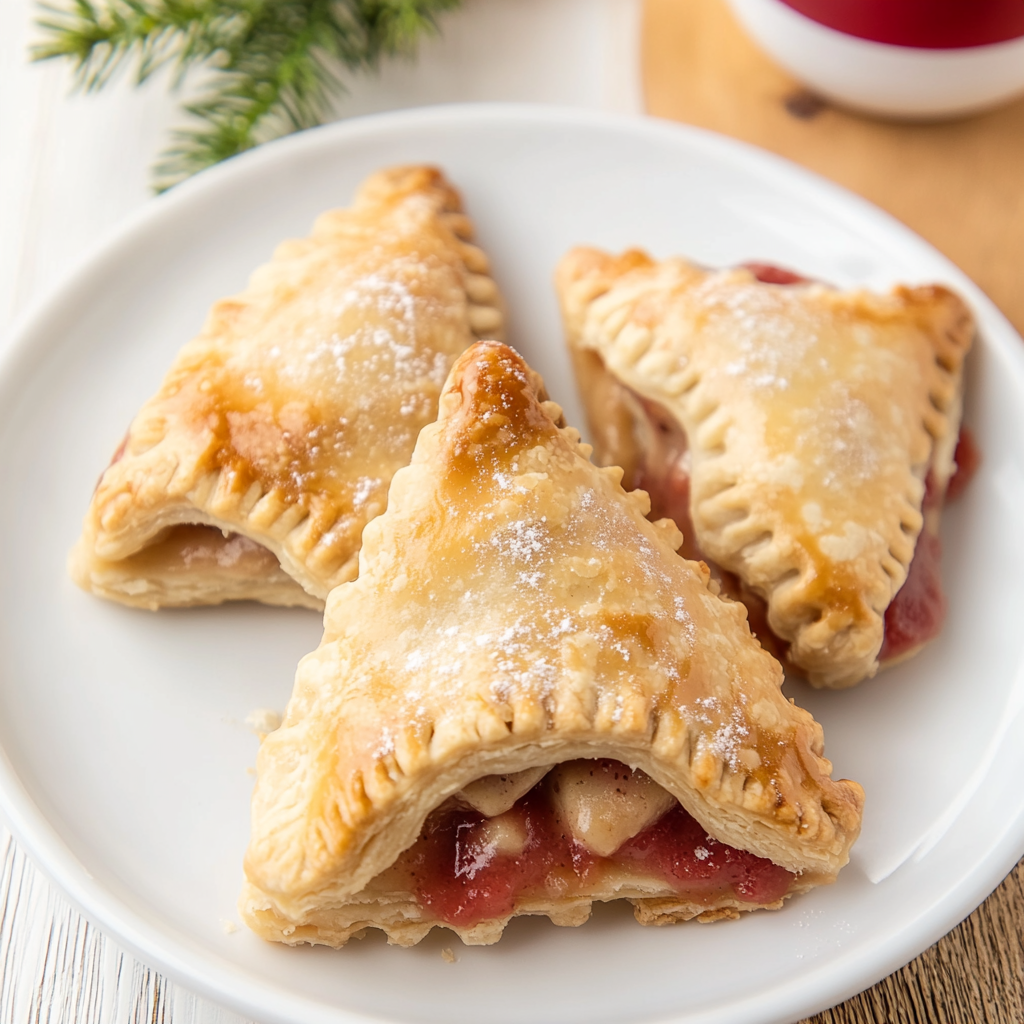 Recipe preparation for Mini Chicken Pot Pie Christmas Trees