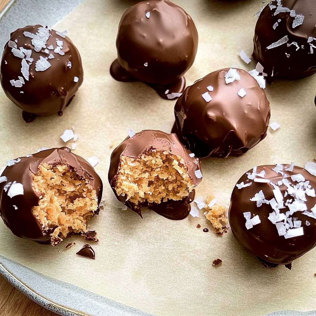 Recipe preparation for Buttercream Truffle Balls