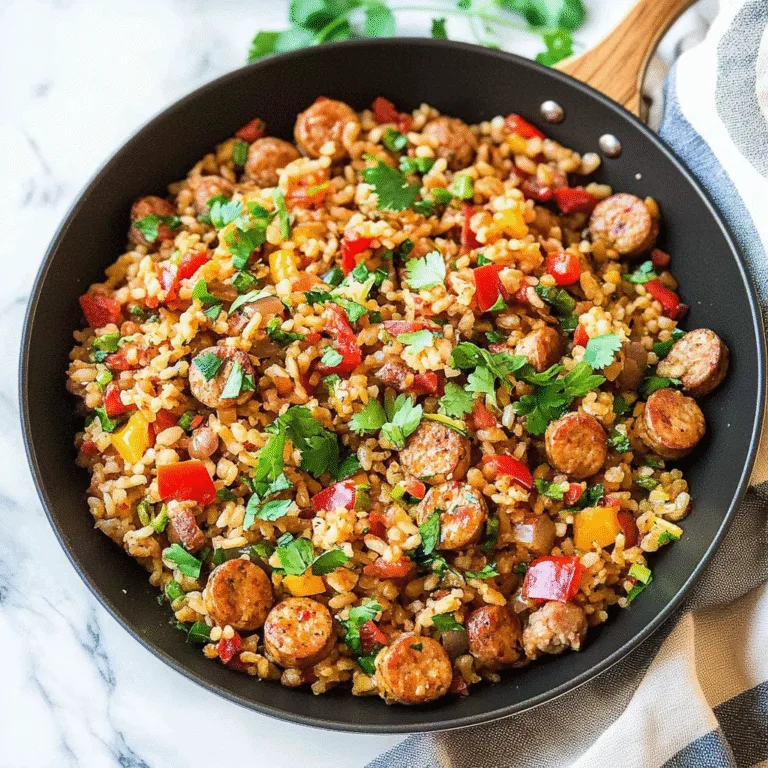 Quick Sausage & Rice One-Pan Dinner – Easy & Delicious Recipe
