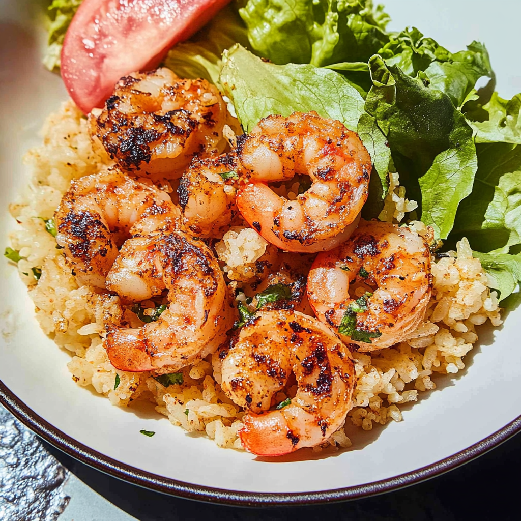 Recipe preparation for Fast Butter Shrimp & Microwave Rice Bowls