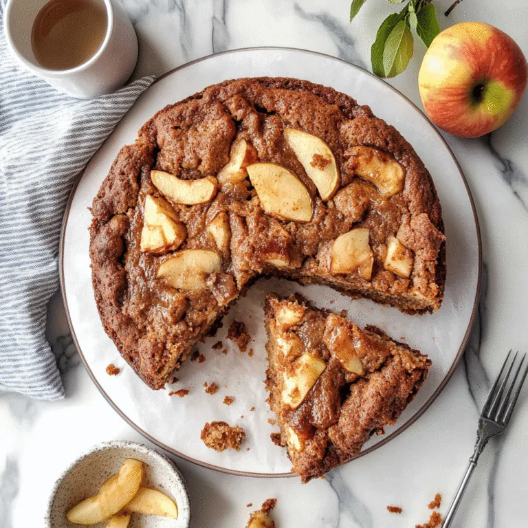 Warm Winter Apple Cinnamon Snack Cake Recipe Delight