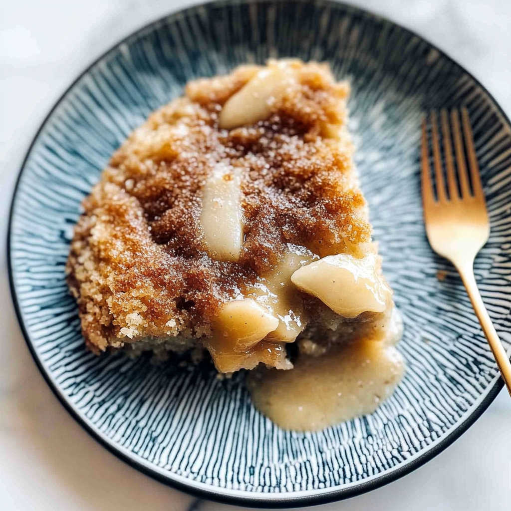 Recipe preparation for Winter Apple Cinnamon Snack Cake