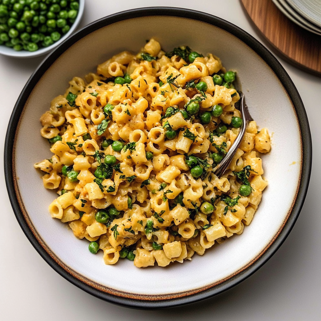 Recipe preparation for Simple Lemon Chickpea Pasta with Olive Oil & Herbs