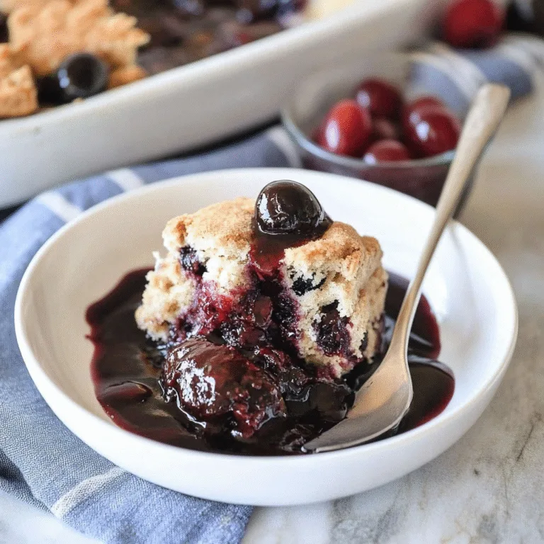 Indulge in Chocolate Cherry Cobbler Parfaits Delight