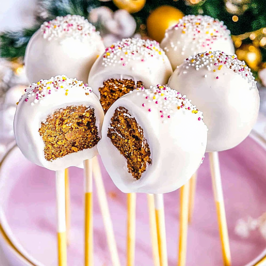 Recipe preparation for Gingerbread Latte Cake Pops