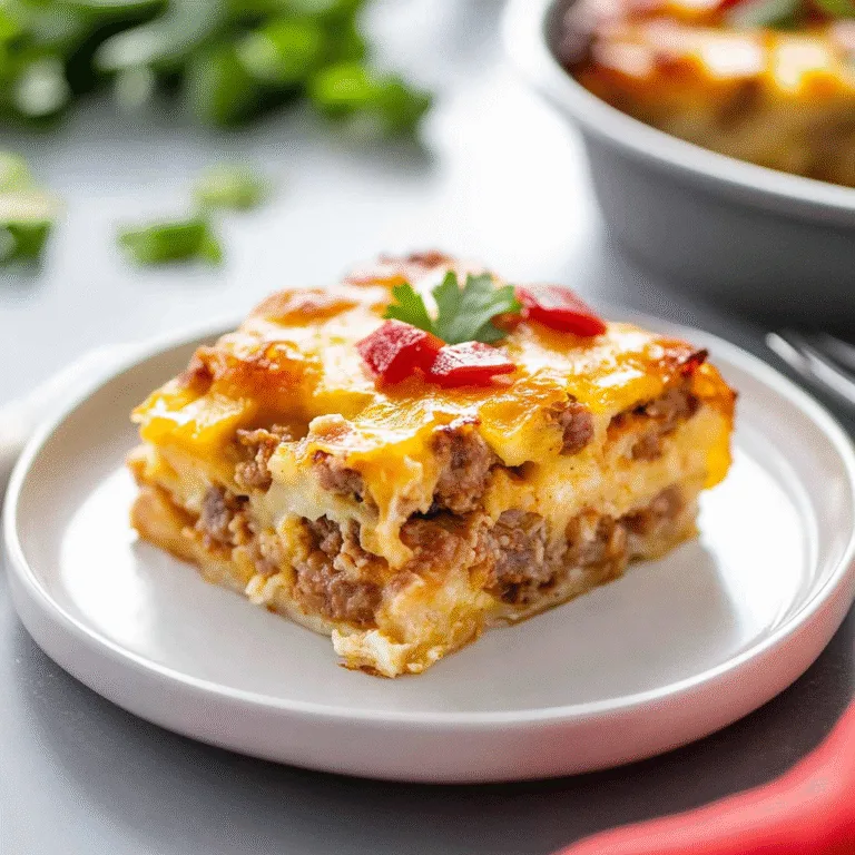 Delicious Make-Ahead Egg & Sausage Brunch Bake Recipe