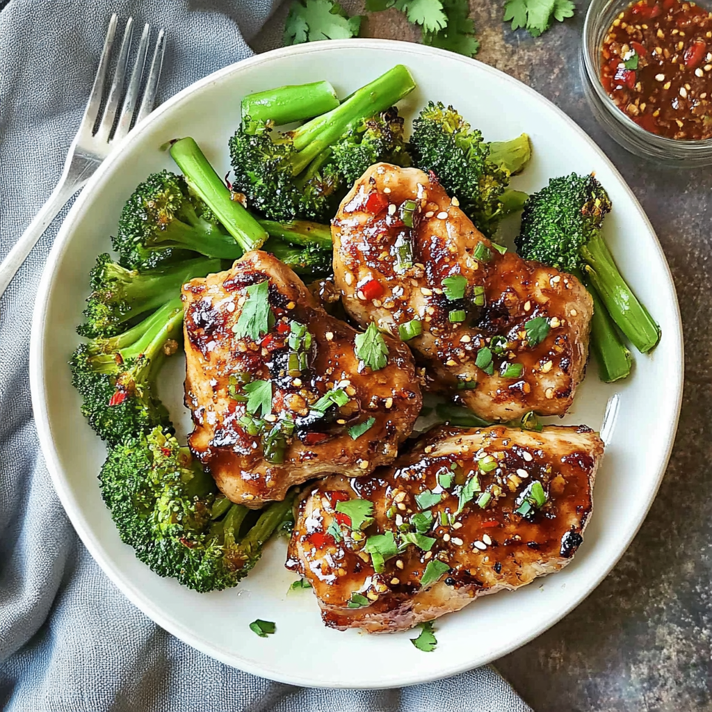 Recipe preparation for Quick Garlic Soy & Ginger Pork Chops