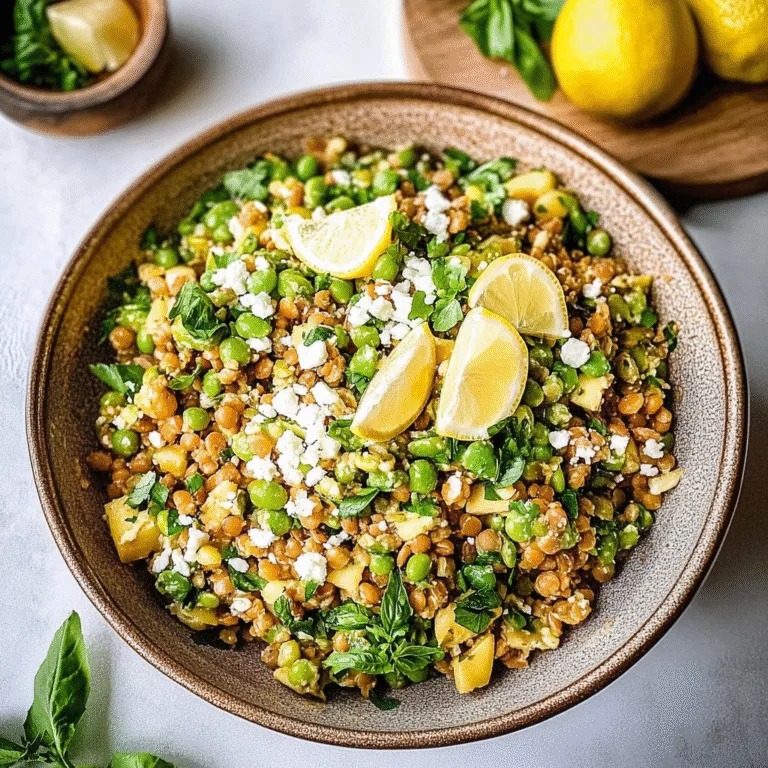 Refreshing Lentil Salad with Lemon Recipe You’ll Love