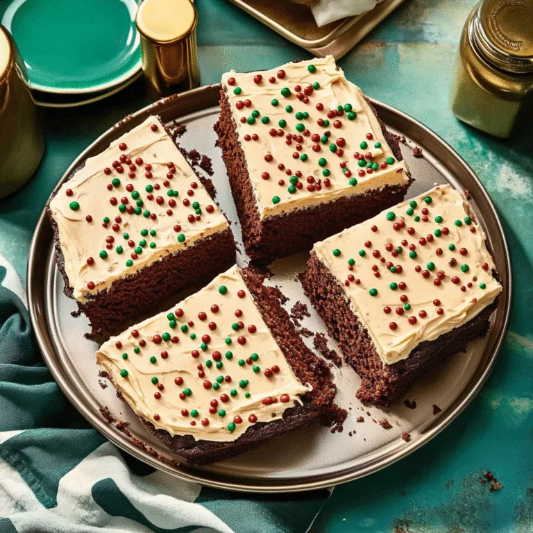 Irresistible Gingerbread Cake with Molasses Frosting Recipe
