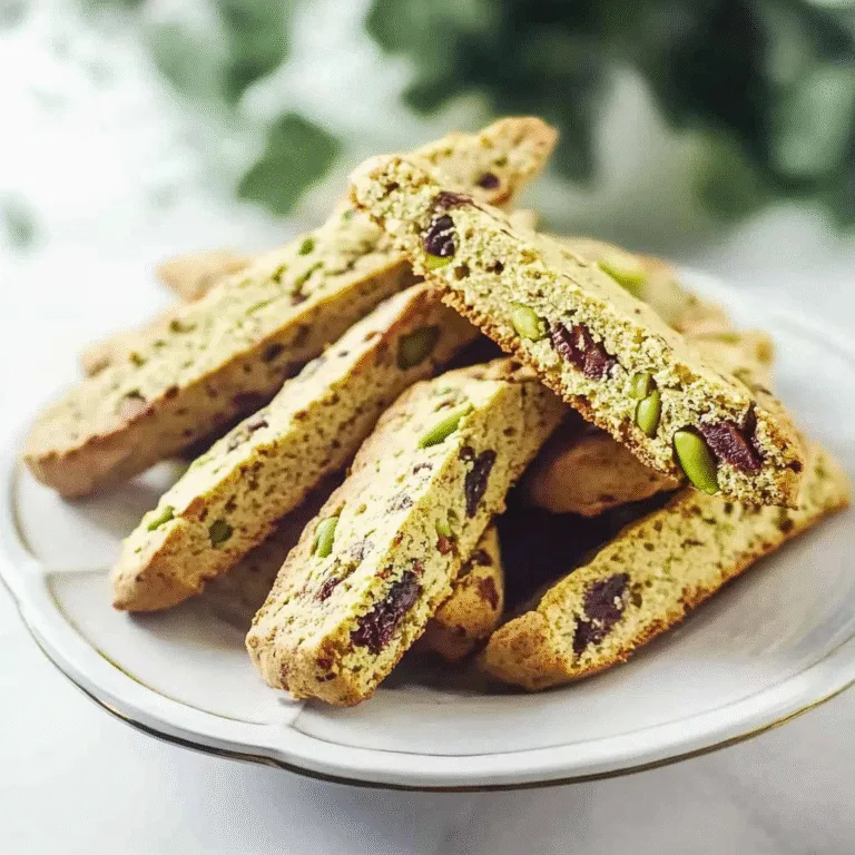 Irresistible Pistachio Cranberry Biscotti Bites Recipe