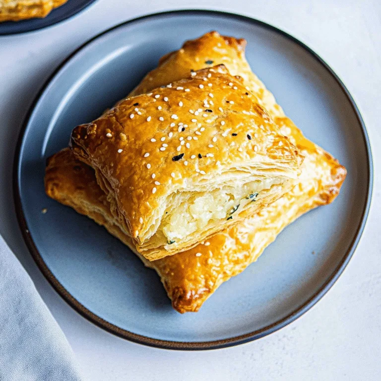 Irresistible Chicken Puff Pastry Biscuit Squares Recipe