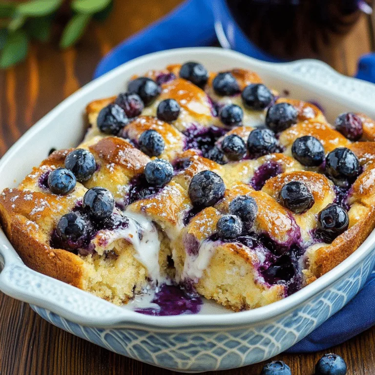 Cozy Warm Winter Blueberry-Cinnamon Bake Recipe