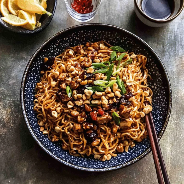 Irresistible Spicy Ginger Chicken Noodle Bowls Recipe