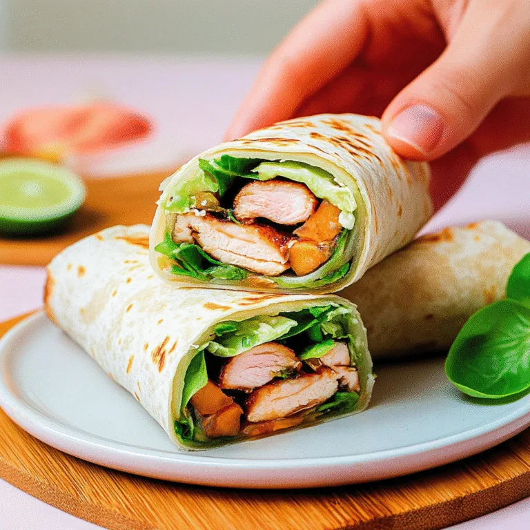 Flavorful Chicken Honey-Lime Veggie Wrap Recipe Delight