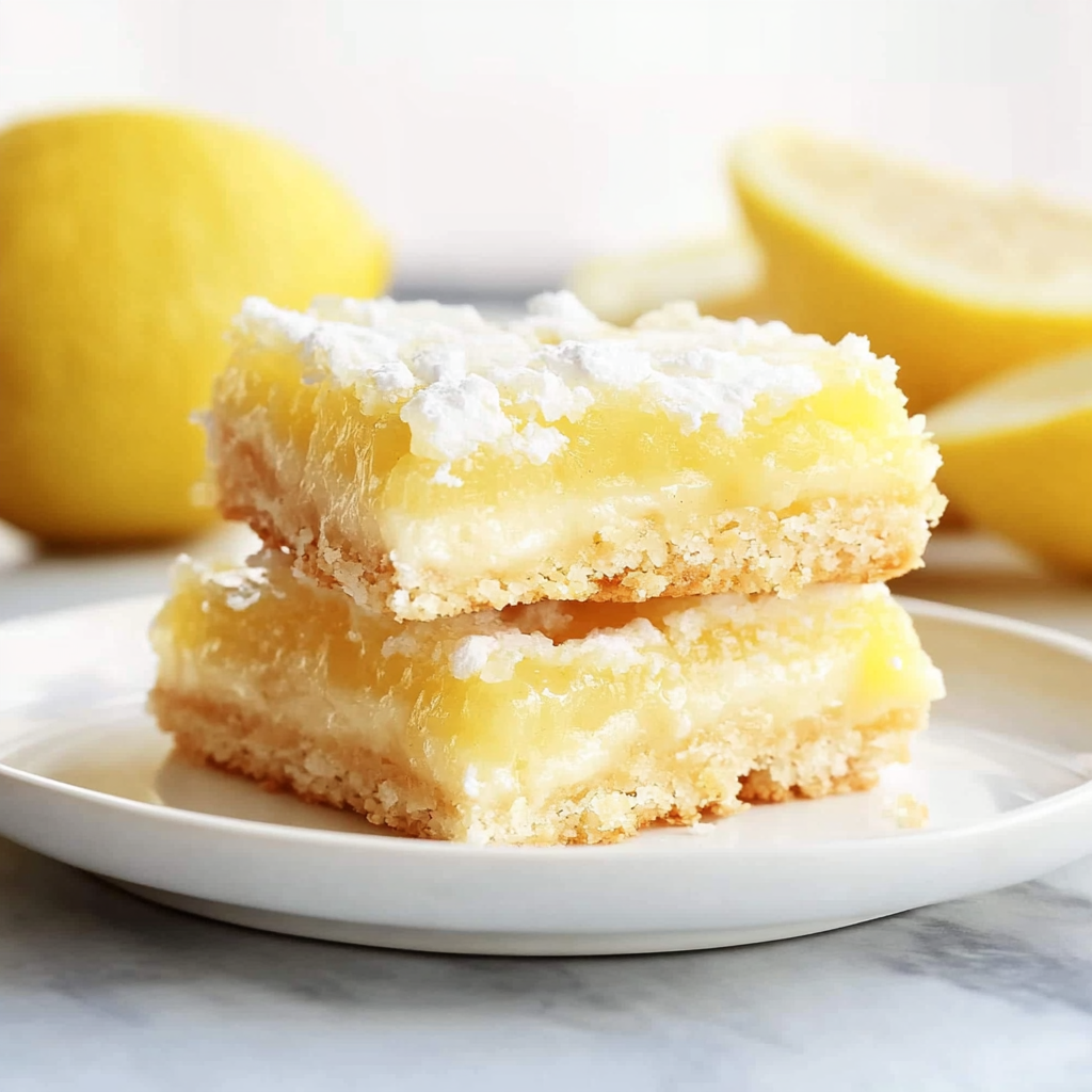 Recipe preparation for Lemon Coconut Freeze Bars