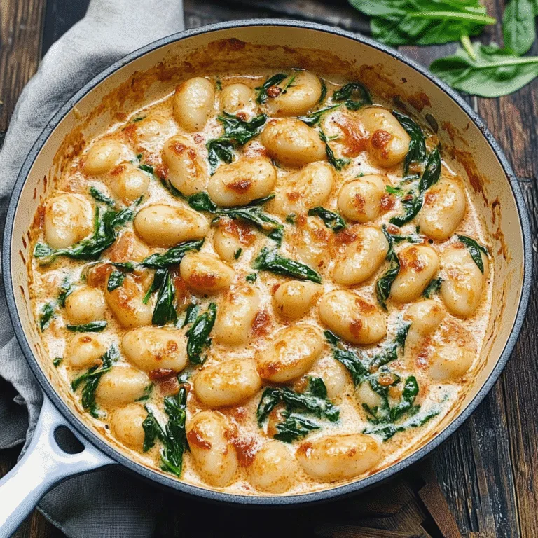 Creamy Gnocchi with Spinach and Chicken: A Cozy Delight