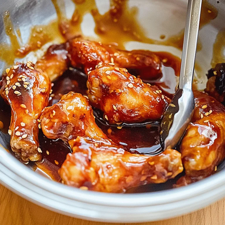 Irresistible Orange Clove Chicken Wings Recipe