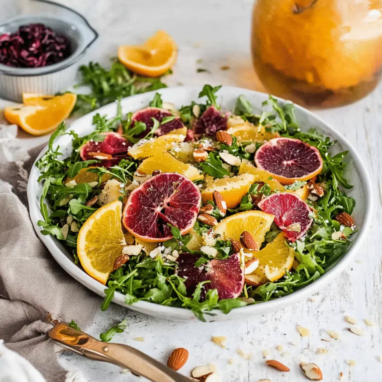 Bright Winter Citrus Salad with Toasted Almonds Recipe