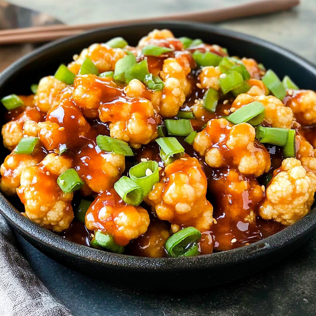 Recipe preparation for Sweet and Sour Cauliflowe