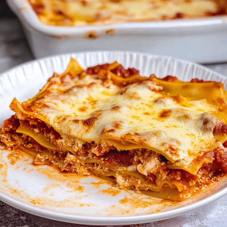 Irresistible Sour Cream Lasagna Recipe for Cozy Dinners