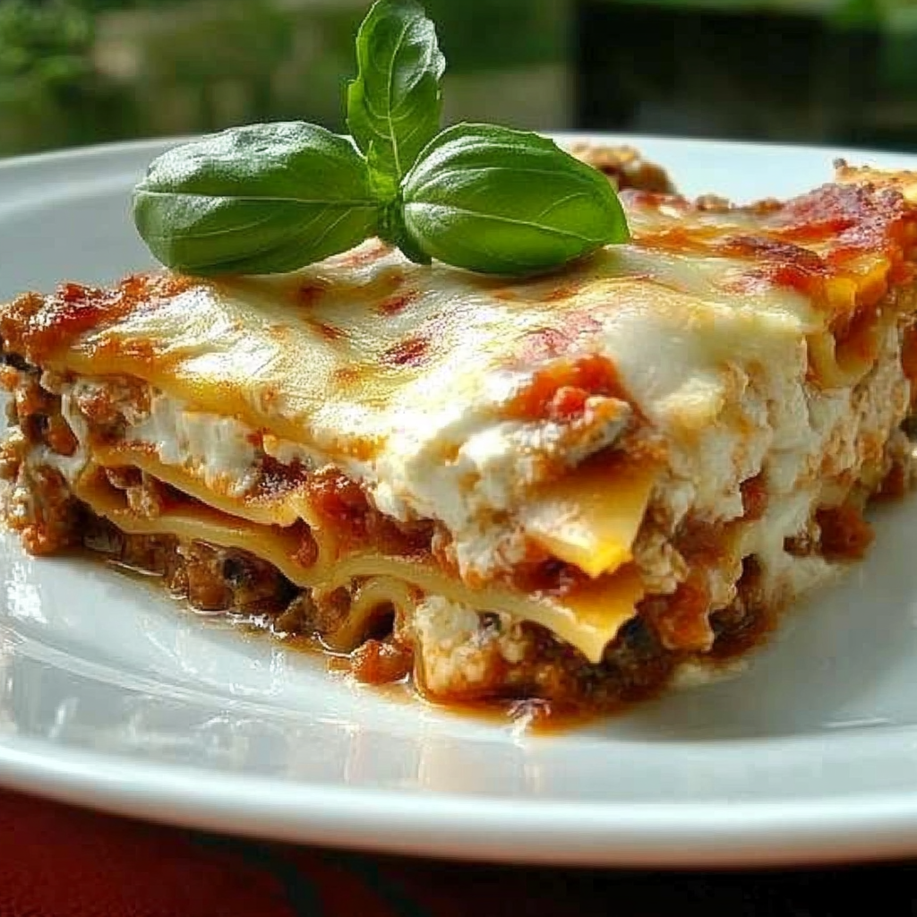 Recipe preparation for Sour Cream Lasagna
