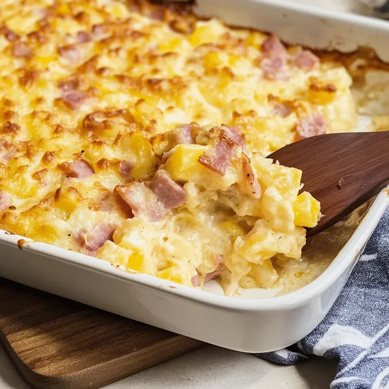 Irresistible Ham and Cheese Casserole Recipe to Delight