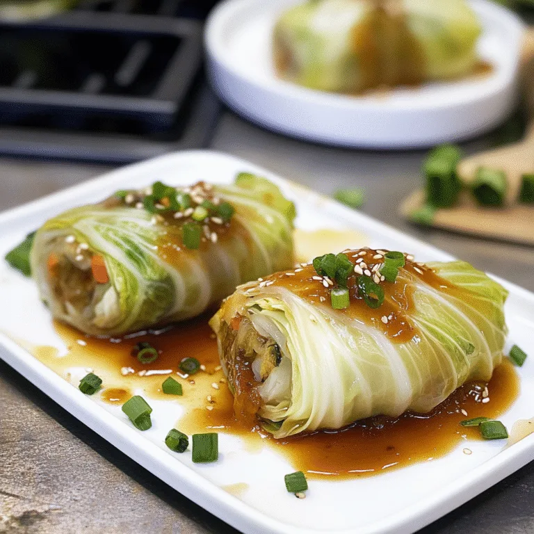 Flavorful Asian Cabbage Rolls: A Must-Try Recipe