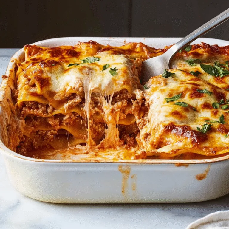 Irresistible Classic Lasagna with Meat Sauce Recipe