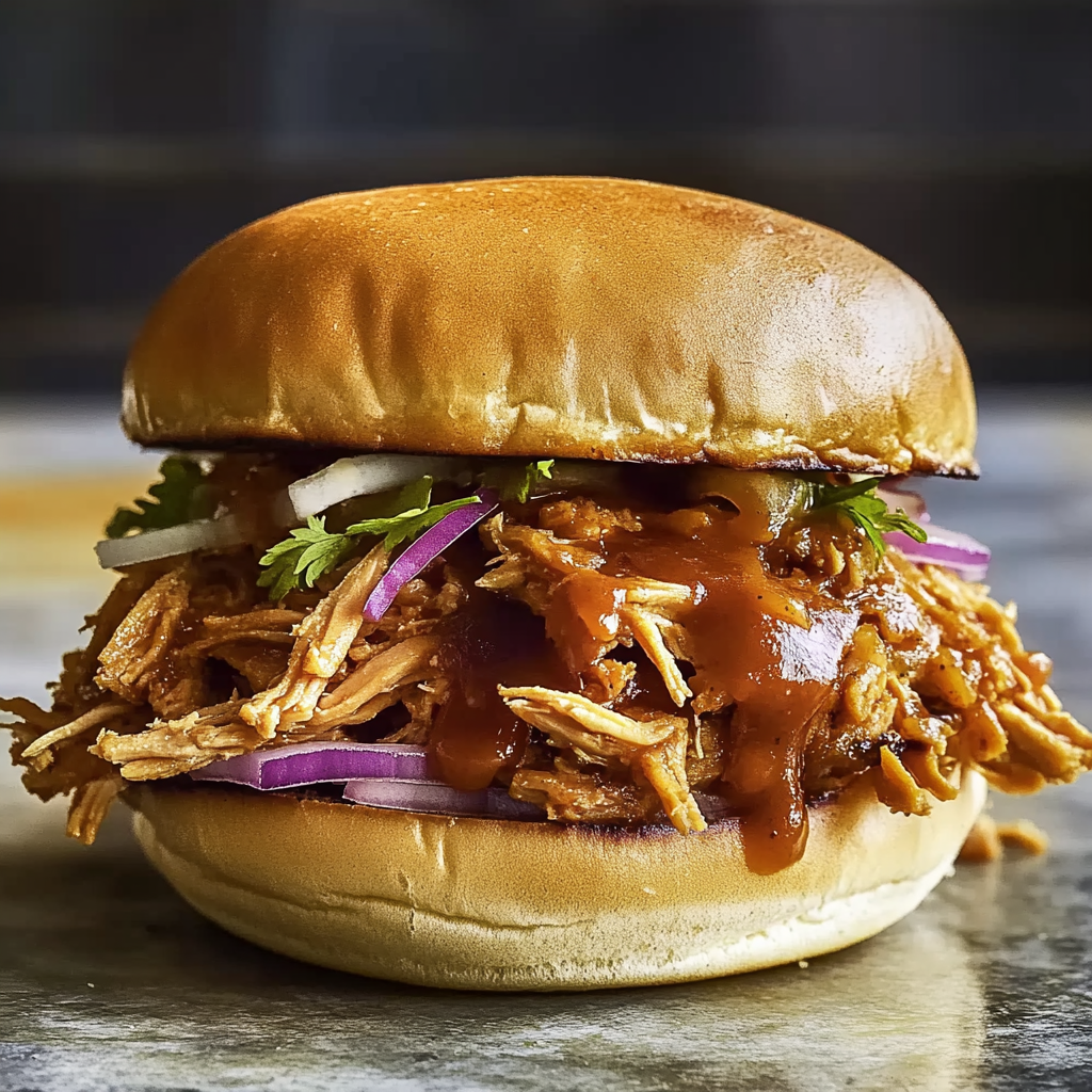 Recipe preparation for BBQ Pulled Chicken