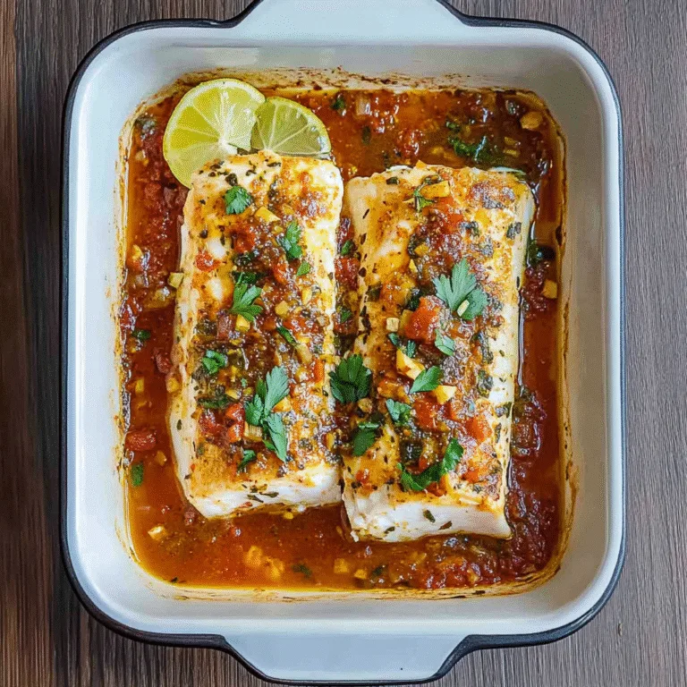 Irresistible Mediterranean Baked Fish with Colorful Veggies