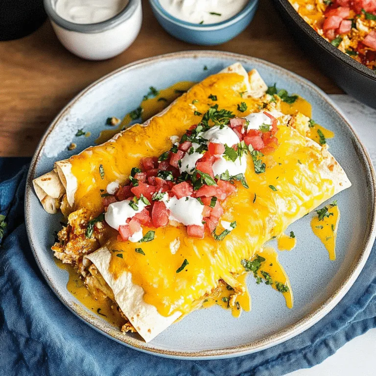 Irresistible Breakfast Enchiladas with Ham and Cheese Recipe