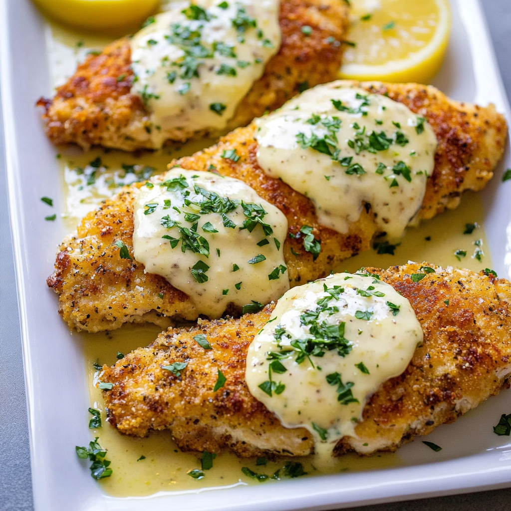 Recipe preparation for Lemon Chicken Romano