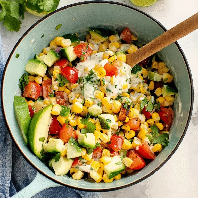 Irresistible Grilled Corn Salad Recipe for Summer Fun