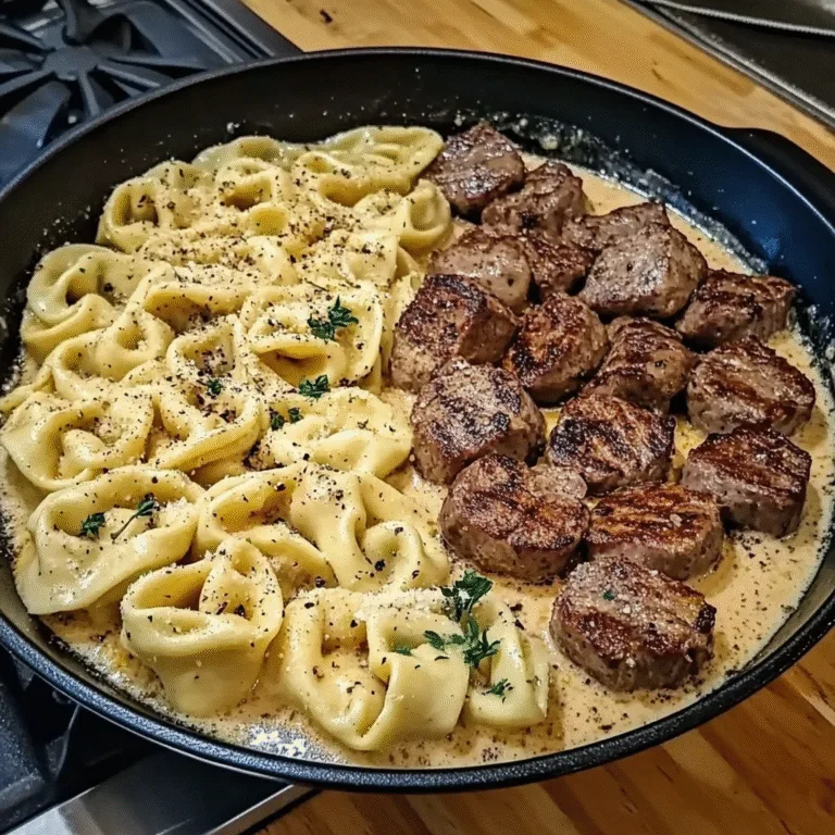 Savory Garlic Steak Tortellini for Cozy Nights