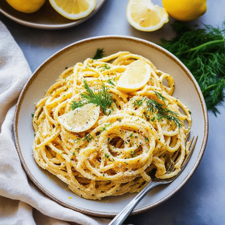 Irresistible Browned Butter Lemon Dill Pasta Recipe