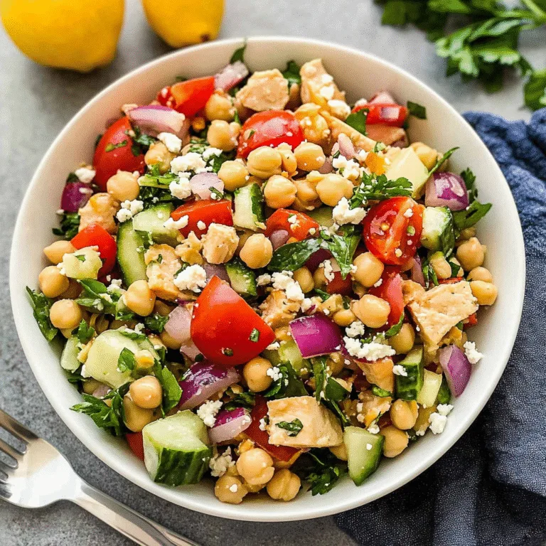 Delightful Tuna Garbanzo Bean Salad Recipe to Savor