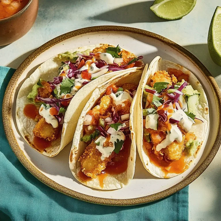 Crispy Fish Tacos: A Flavorful Fiesta in Every Bite