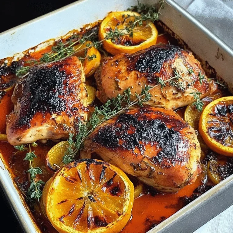 Irresistibly Sweet and Savory Roasted Orange Chicken