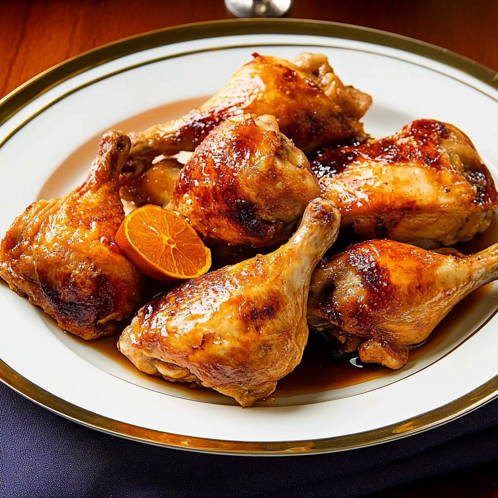Recipe preparation for Sweet and Savory Roasted Orange Chicken