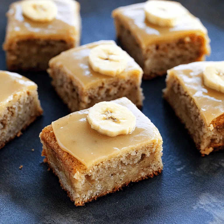 Irresistible Banana Bars: A Comforting Delight Recipe