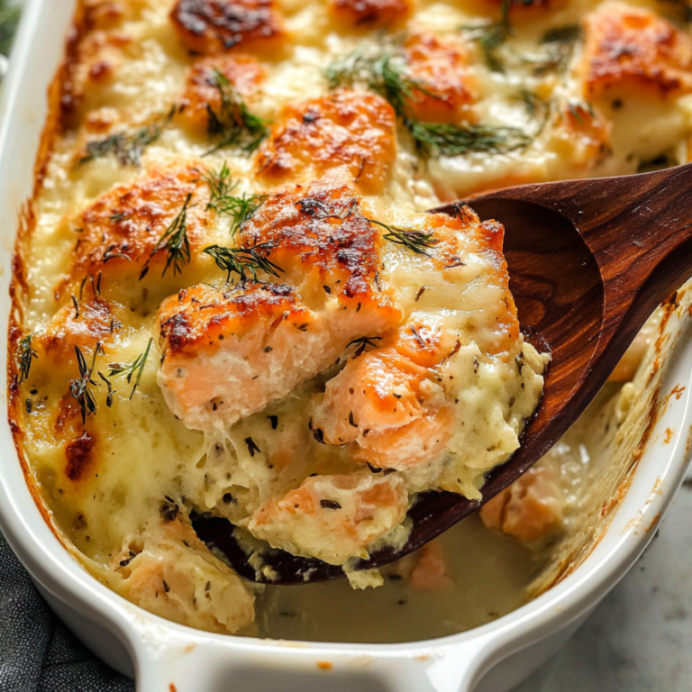 Irresistible Salmon Casserole: A Creamy Delight Recipe