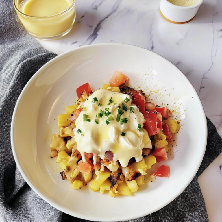 Indulge in Breakfast Poutine with Velvety Hollandaise
